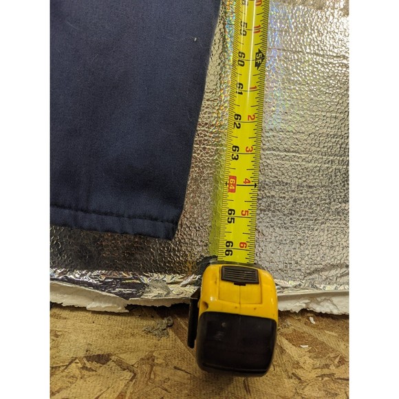 Vintage 2XL Tall Insulated Walls Mens Coveralls Blizzard Pruf Chest 50-52 Blue - Picture 15 of 15